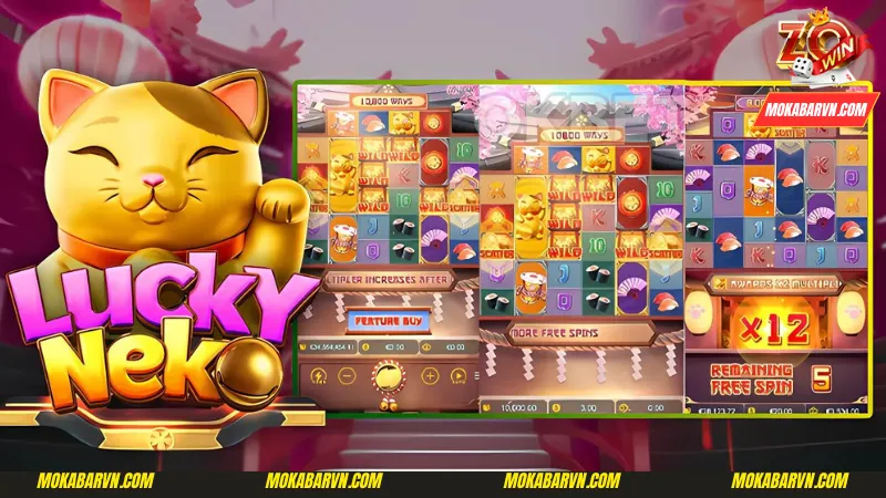 Neko May Mắn: Hướng Dẫn Slot Game Cuốn Hút Cho Mọi Cược Thủ 3 Phân tích giao diện nổi bật của game slot Neko may mắn