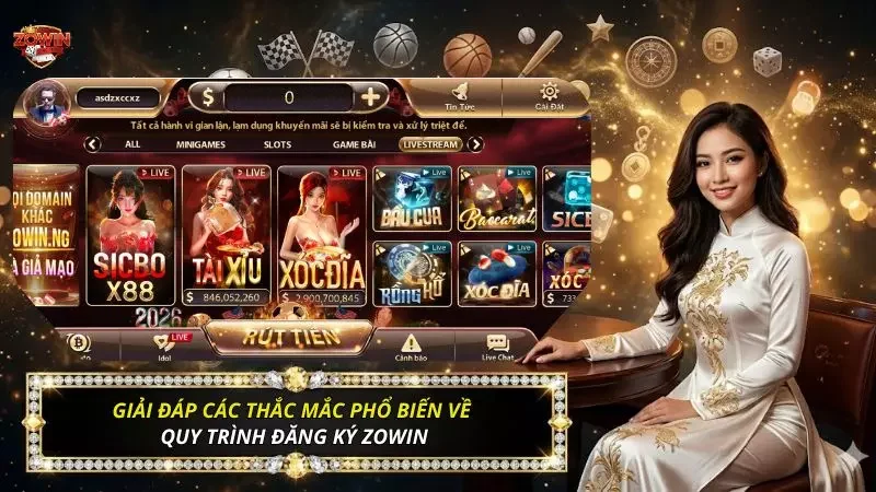 Đăng Ký Zowin Chỉ Trong 60 Giây Và Nhận Quà Tân Thủ Năm 2026 4 Một số thắc mắc phổ biến của newbie khi đăng ký tài khoản