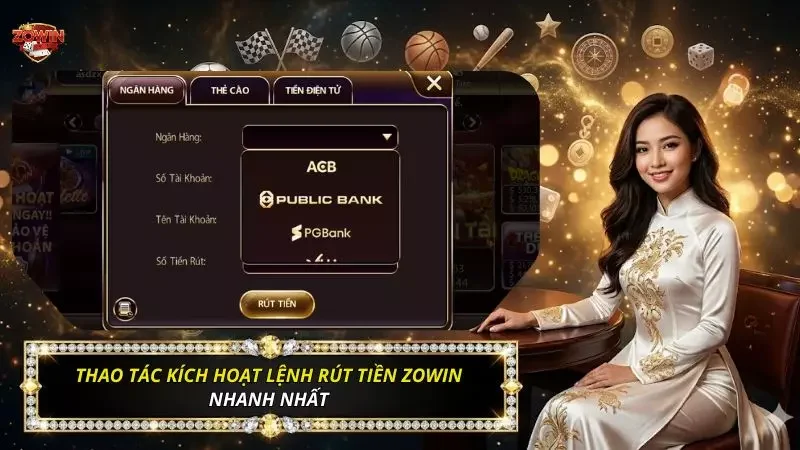 Rút Tiền Zowin - Bí Kíp Kích Hoạt Lệnh Nhận Tiền Sau 3 Phút 2 Quy trình thực hiện lệnh rút tiền chuẩn xác nhất