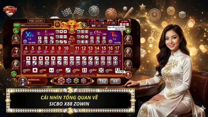 Chinh Phục Sicbo X88 Zowin - Nghệ Thuật Đi Tiền Từ Cao Thủ 2 Tổng quan thông tin về sân chơi Sicbo X88
